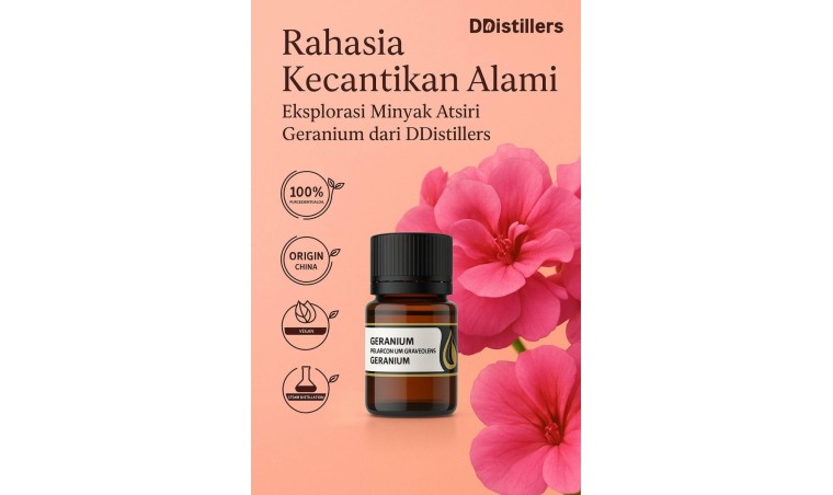 The Secret of Natural Beauty: Exploring Geranium Essential Oil from DDistillers