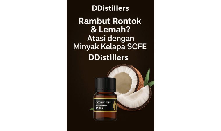 Hair Fall & Weak Hair? Solve It with DDistillers SCFE Coconut Oil