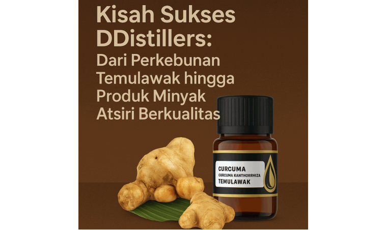 The Success Story of DDistillers: From Temulawak Plantations to Quality Essential Oil Products The Success Story of DDistillers: From Temulawak Plantations to Quality Essential Oil Products