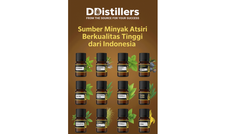 DDistillers: A Source of High-Quality Essential Oils from Indonesia