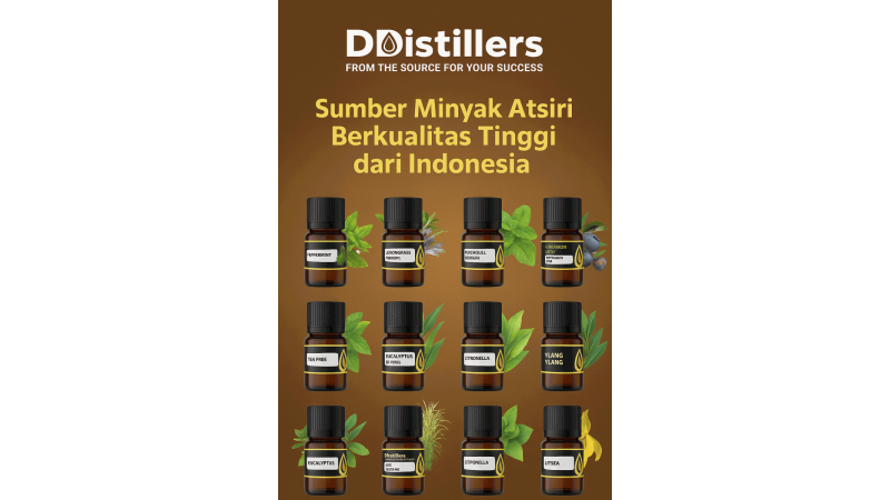 DDistillers: A Source of High-Quality Essential Oils from Indonesia