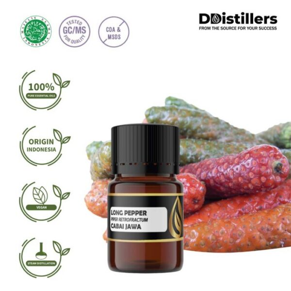 Long Pepper (Java) / Cabai Jawa / Cabai Jamu Essential Oil Pure 100%, 2-10ML GS