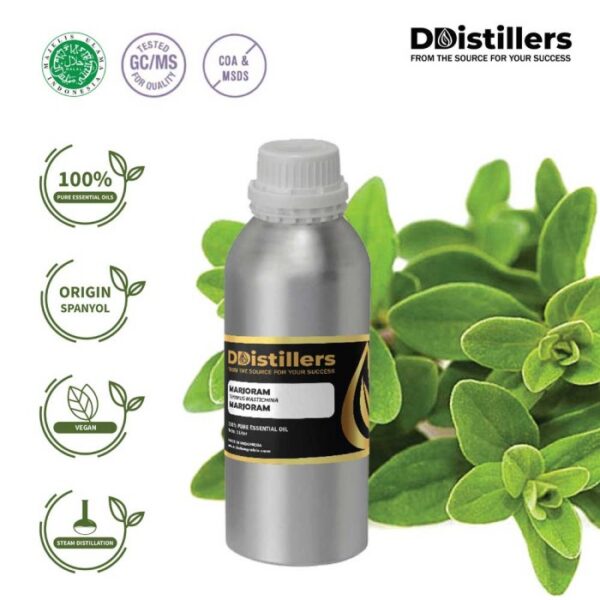 Marjoram / Marjoram Essential Oil Pure 100%, 500ML-1L HDPE/SS