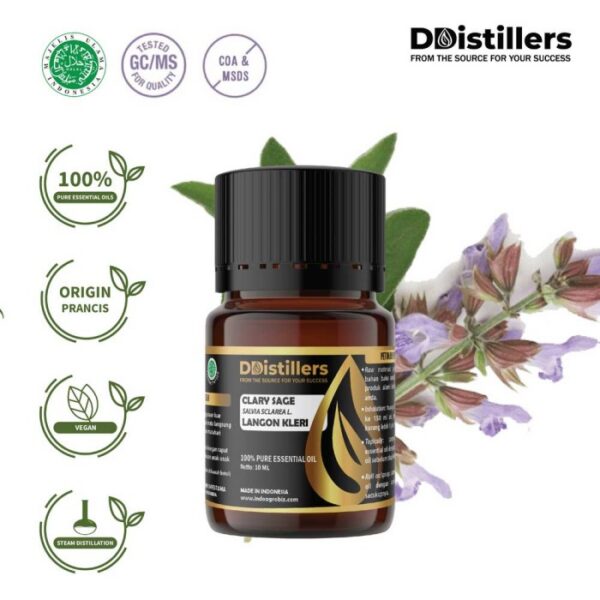Clary Sage / Langon Kleri Essential Oil Pure 100%, 2-10ML GS