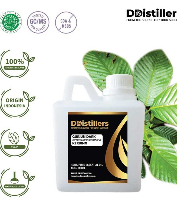 Gurjun Dark / Keruing Essential Oil Pure 100%, 500ML-1L HDPE/SS