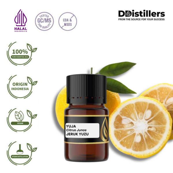 Yuja / Jeruk Yuzu Essential Oil Pure 100%, 2-10ML GS