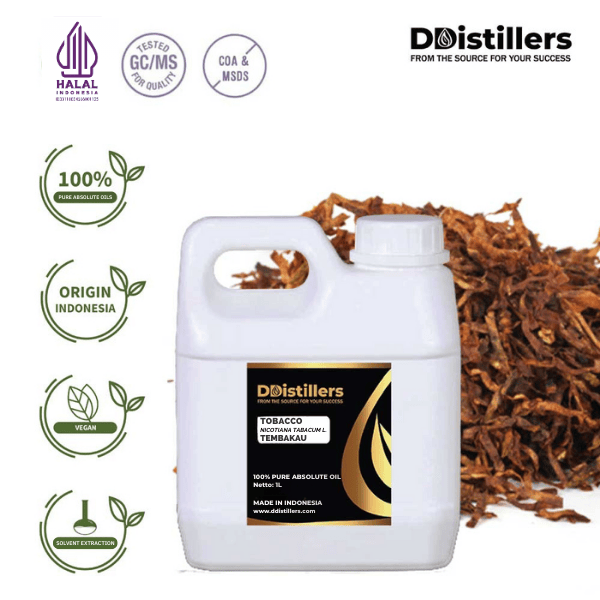 060710bd305044e4b47deeecb1b97864-1.png Tobacco-EO / Tembakau Essential Oil Pure 100%, 500ML-1L HDPE/SS