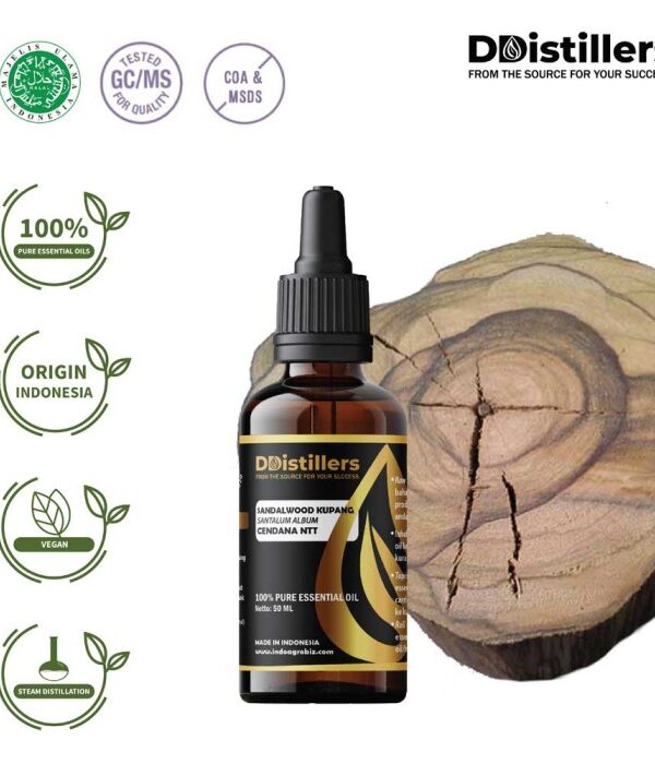 Sandalwood (Kupang) / Cendana NTT Essential Oil Pure 100%, 50-100ML GS