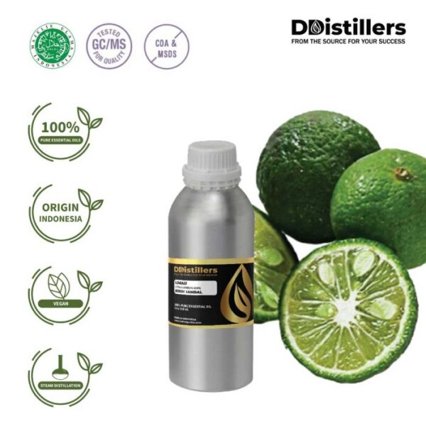 Limau / Jeruk Sambal Essential Oil Pure 100%, 500ML-1L HDPE/SS