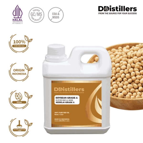 Soybean Grade A / Kedelai Grade A RBD Oil Pure 100%, 500ML-1L HDPE