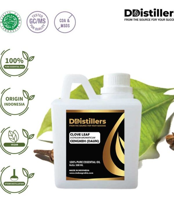 Clove Leaf / Daun Cengkeh Essential Oil Pure 100%, 500ML-1L HDPE/SS
