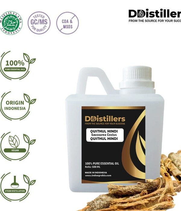 Qusthul Hindi / Qusthul Hindi Essential Oil Pure 100%, 500ML-1L HDPE/SS