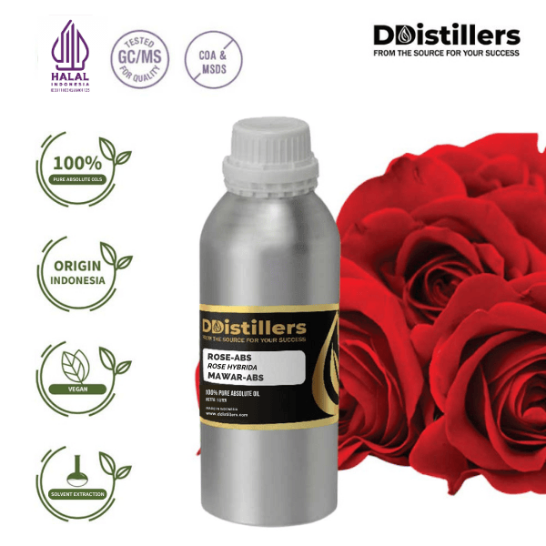 Rose / Mawar Absolute Oil Pure 100%, 500ML-1L HDPE/SS