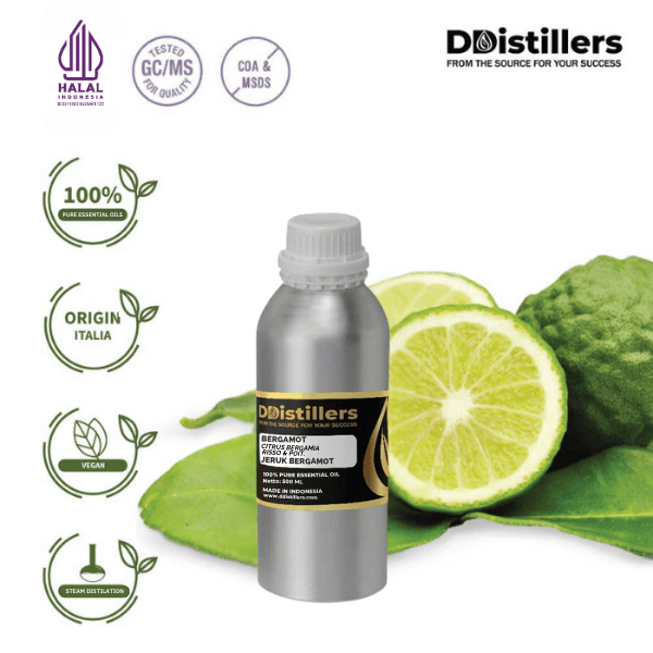 Bergamot / Jeruk Bergamot Essential Oil Pure 100%, 500ML-1L HDPE/SS