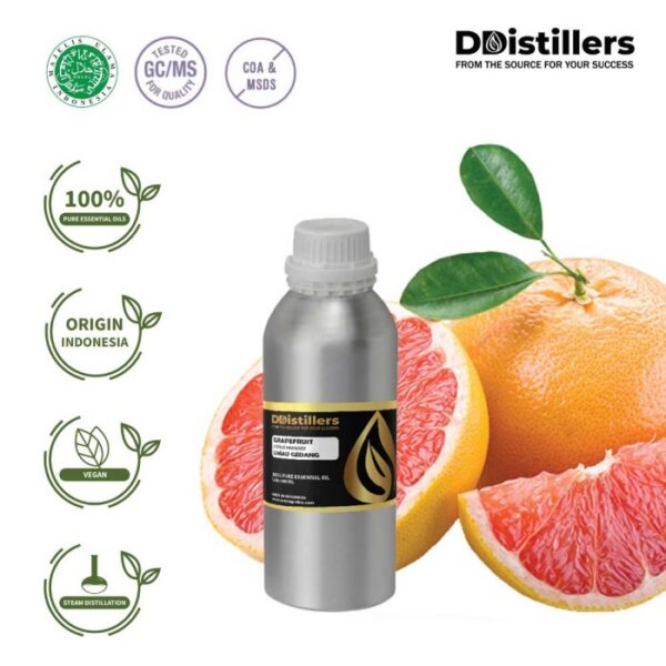 Grapefruit / Limau Gedang Essential Oil Pure 100%, 500ML-1L HDPE/SS