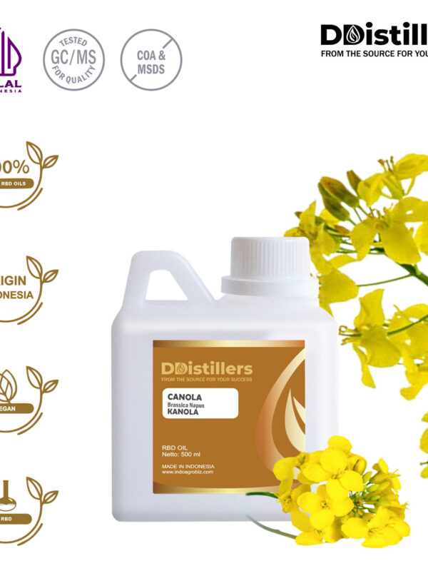 Canola / Canola RBD Oil Pure 100%, 500ML-1L HDPE