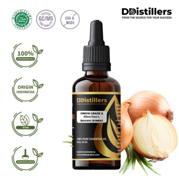 Onion / Bawang Bombay Essential Oil Pure 100%, 50-100ML GS