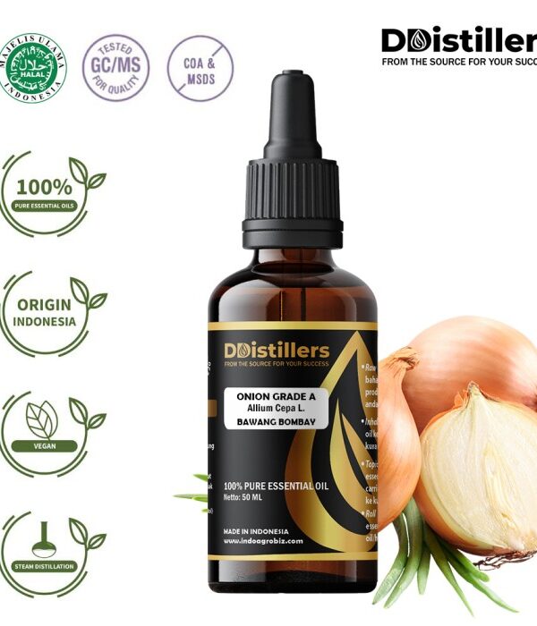 Onion / Bawang Bombay Essential Oil Pure 100%, 50-100ML GS