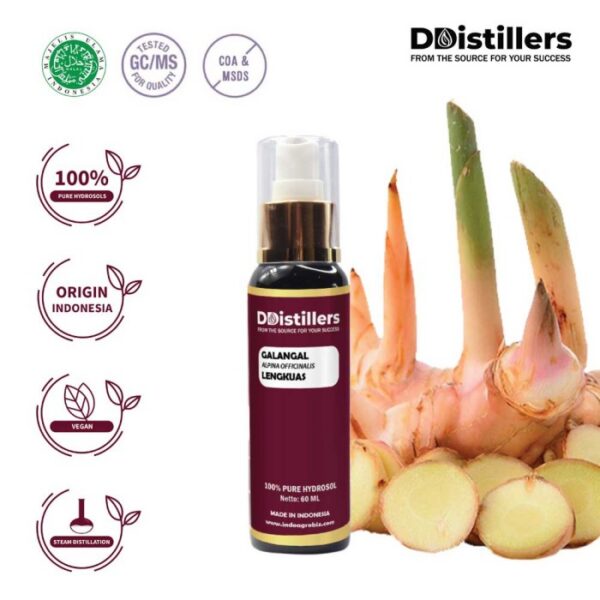 Hydrosol Galangal / Lengkuas 100%, 60-100ML GS
