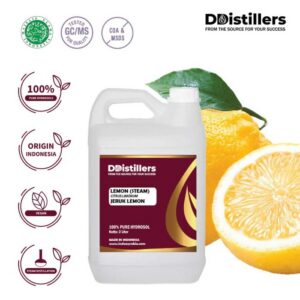 Hydrosol Lemon / Jeruk Lemon Pure 100%, 2L HDPE