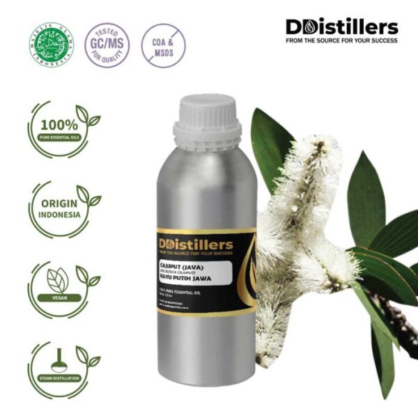 Cajuput (Java) / Kayu Putih Jawa Essential Oil Pure 100%, 500ML-1L HDPE