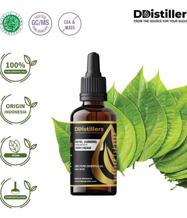 1bb3c0ae57f24bce92d7e5bd64b36b71.jpg Betel (Green) / Sirih Hijau Essential Oil Pure 100%, 50-100ML GS