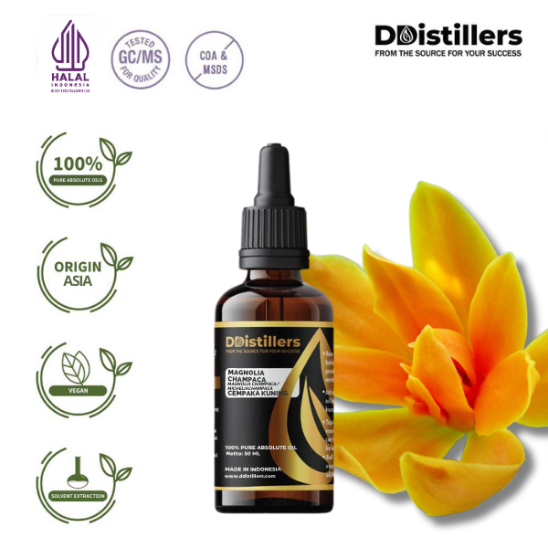 1bfdd84bfb4342a49816ac6fa4f8dafb.png Magnolia / Cempaka Kuning Absolute Oil Pure 100%, 50-100ML GS