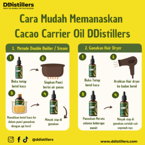 Cacao / Coklat Carrier Oil Pure 100%, 500ML-1L HDPE/SS