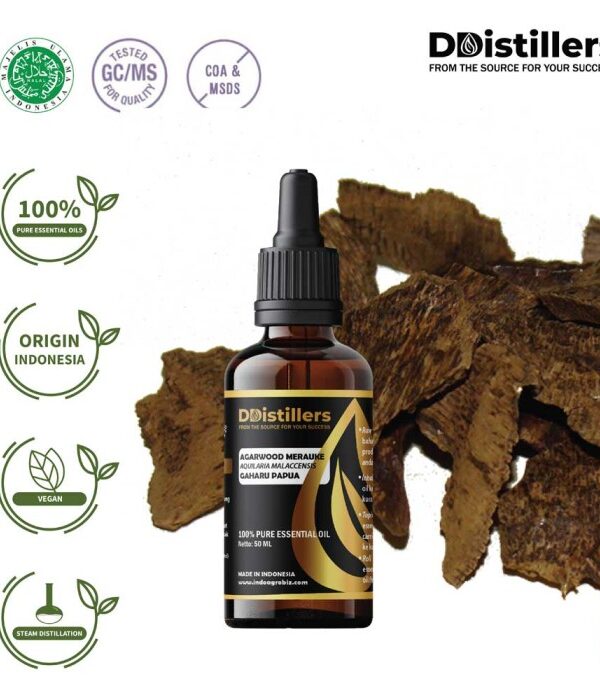 Agarwood Merauke / Gaharu Papua Essential Oil Pure 100%, 50-100ML GS