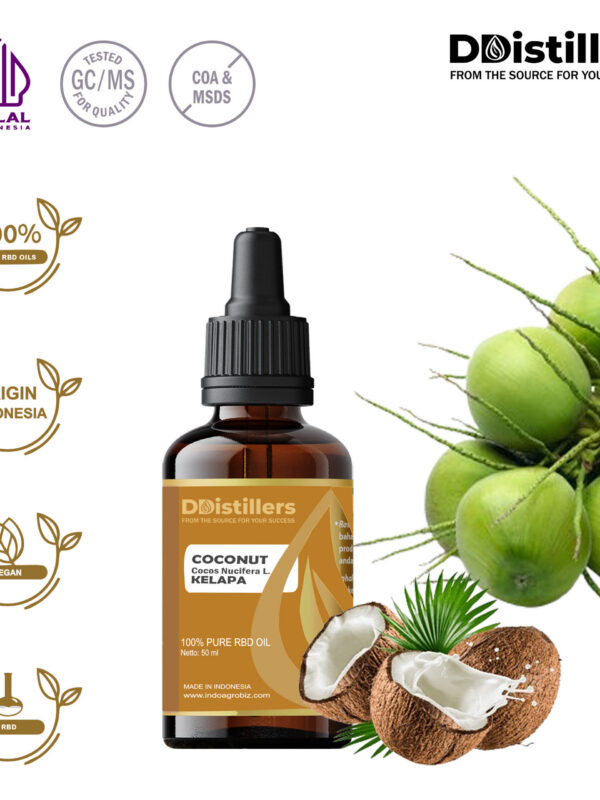 Coconut / Kelapa RBD Oil Pure 100%, 50-100ML GS