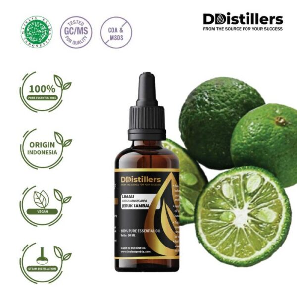 Limau / Jeruk Sambal Essential Oil Pure 100%, 50-100ML GS