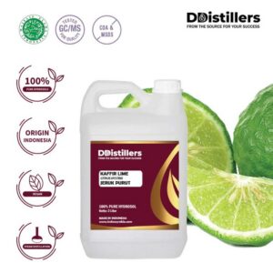 Hydrosol Kaffir Lime / Jeruk Purut Pure 100%, 2L HDPE