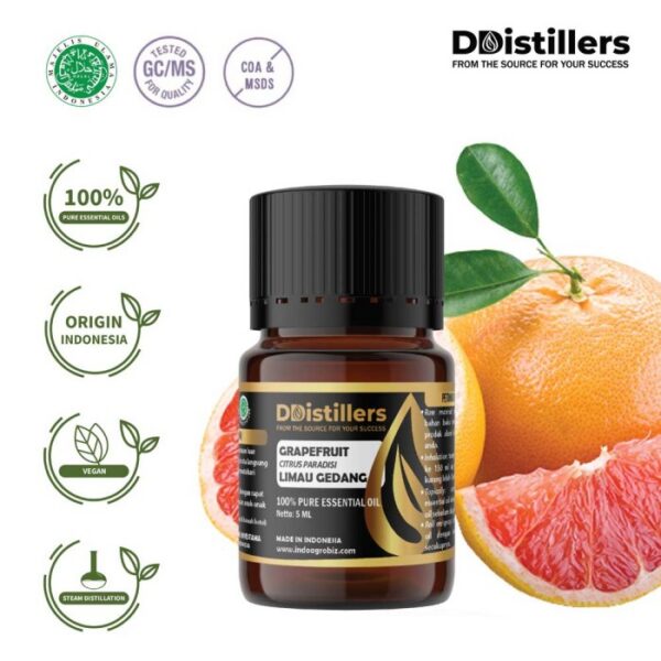 Grapefruit / Limau Gedang Essential Oil Pure 100%, 2-10ML GS