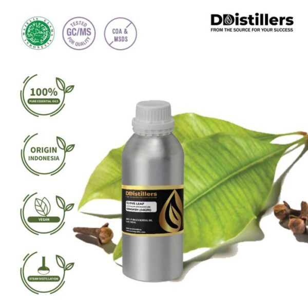 290dfe5329d34938aad3d8abbb9d8ee0.jpg Clove Leaf / Daun Cengkeh Essential Oil Pure 100%, 500ML-1L HDPE/SS