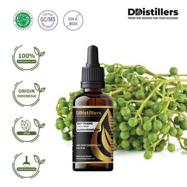 May Chang / Kilemo / Krangean Essential Oil Pure 100%, 50-100ML GS