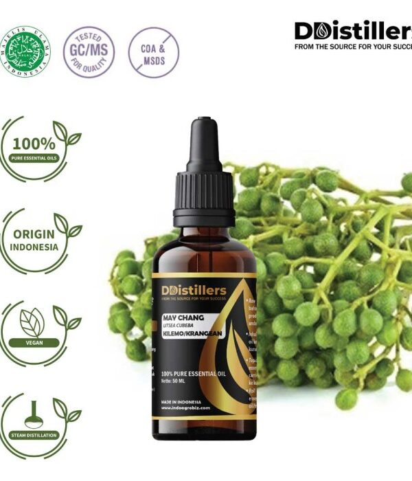 May Chang / Kilemo / Krangean Essential Oil Pure 100%, 50-100ML GS