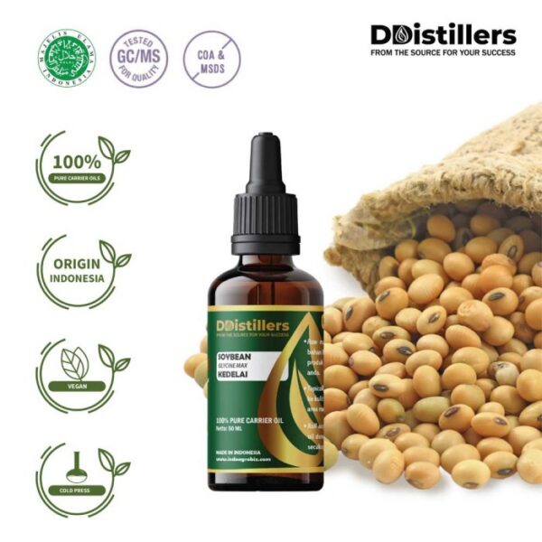 Soybean / Kedelai Carrier Oil Pure 100%,  50-100ML GS