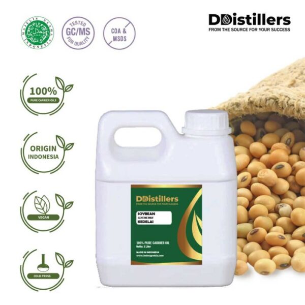 Soybean / Kedelai Carrier Oil Pure 100%, 500ML-1L HDPE