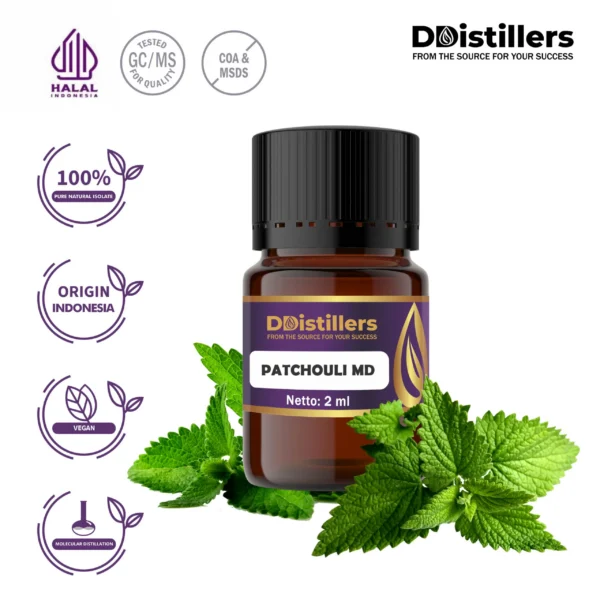 Patchouli MD Natural Isolate Oil Pure 100%, 2ML GS