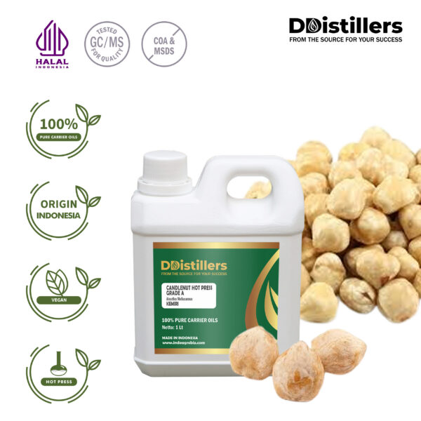 32909844ec0247df9e6724b0e9462b98.jpg Candlenut / Kemiri Hot Press Grade A Carrier Oil Pure 100%, 500ML-1L HDPE