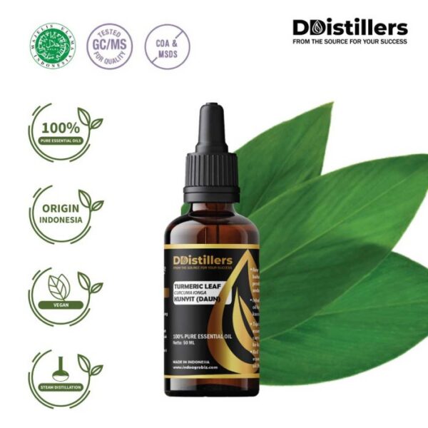 Turmeric Leaf / Daun Kunyit Essential Oil Pure 100%, 50-100ML GS