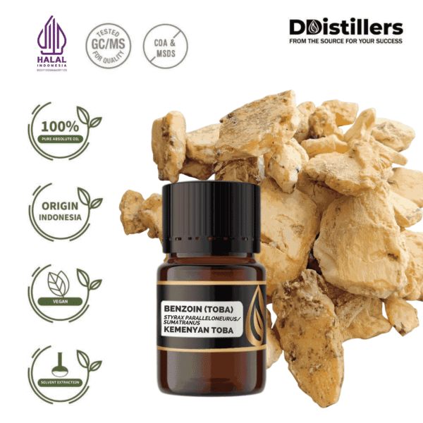 Benzoin (Toba) / Kemenyan Toba Absolute Oil Pure 100%, 2-10ML GS
