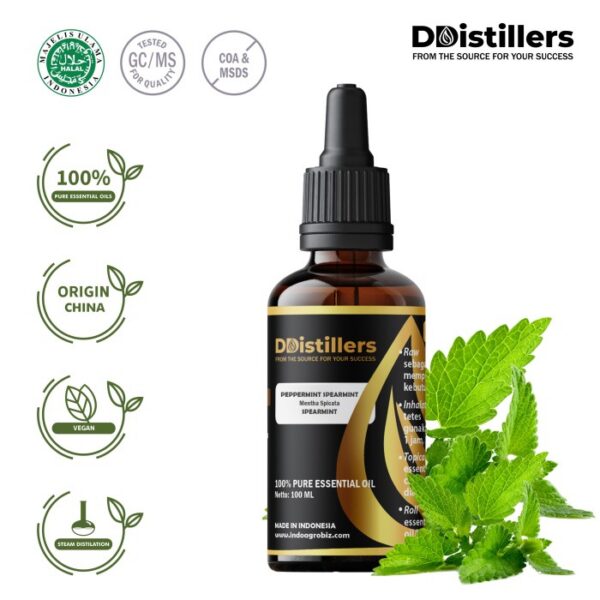 3468480a9ebf402889ed0d39cf1a7c4b.jpg Peppermint (Spearmint) / Spearmint Essential Oil Pure 100%, 50ML-100 GS