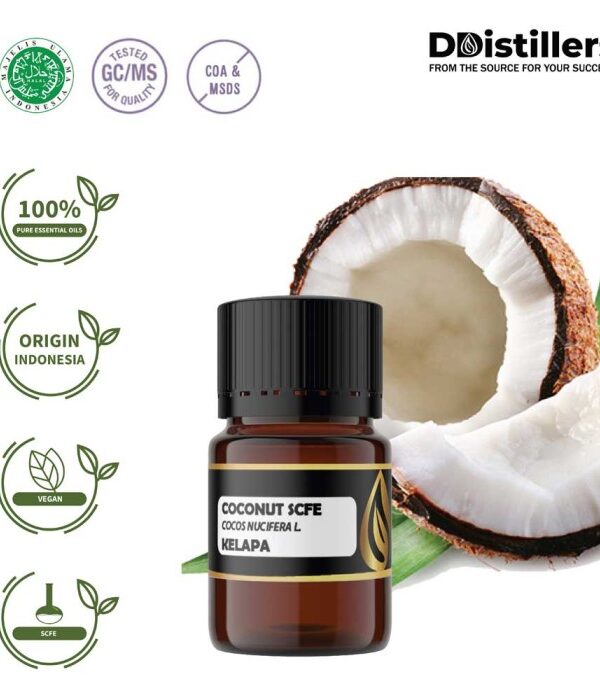 Coconut SCFE / Kelapa Essential Oil Pure 100%, 2-10ML GS