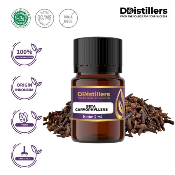 Beta Caryophyllene Natural Isolate Oil Pure 100%, 2ML GS