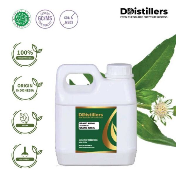 Urang Aring / Urang Aring Carrier Oil Pure 100%, 500ML-1L HDPE