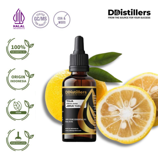 Yuja / Jeruk Yuzu Essential Oil Pure 100%, 50-100ML GS