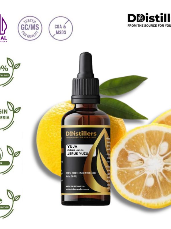 Yuja / Jeruk Yuzu Essential Oil Pure 100%, 50-100ML GS