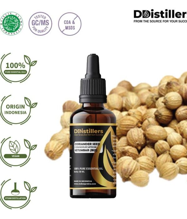 Coriander Seed / Biji Ketumbar Essential Oil Pure 100%, 50-100ML GS