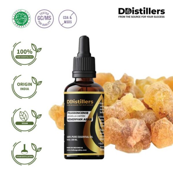 Frankincense (Somalia) / Kemenyan Arab - Somalia Essential Oil Pure 100%, 50-100ML GS